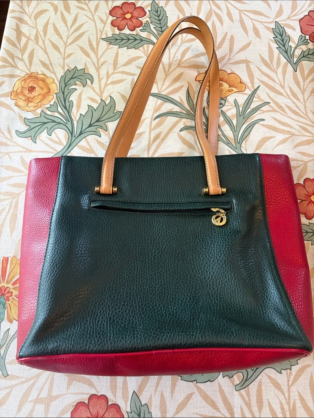 La Tour Eiffel Colorblock Shoulder Tote